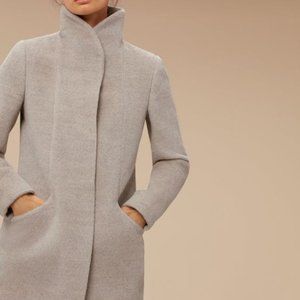 Wilfred Fuzzy Alpaca/Wool Cocoon Coat